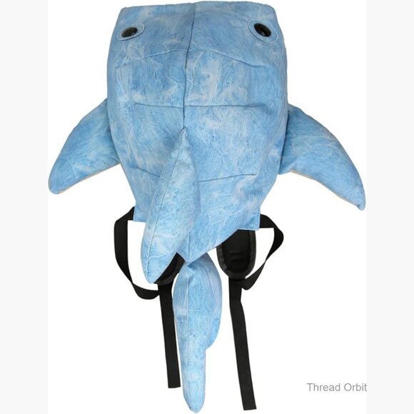 Large Capacity Whale Shark Backpack, Durable Polyester Daypack for Street Style main image 5